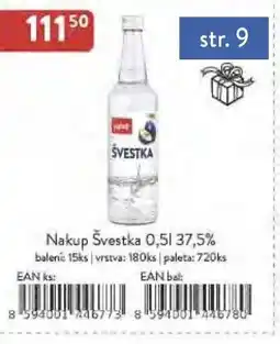 Astur&Qanto Nakup Švestka 37,5% nabídka