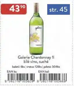 Astur&Qanto Galerie Chardonnay bílé víno, suché nabídka