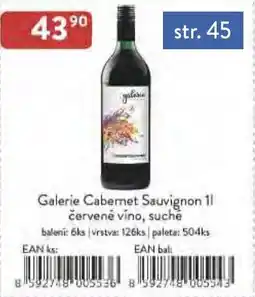 Astur&Qanto Galerie Cabernet Sauvignon červené víno, suche nabídka