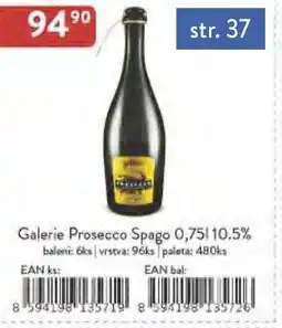 Astur&Qanto Galerie Prosecco Spago 10.5% nabídka