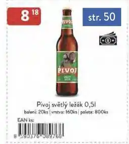 Astur&Qanto Pivoj světlý ležák nabídka