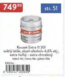 Astur&Qanto Kousek Extra 11 nabídka