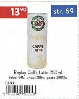 Astur&Qanto Replay Caffe Latte nabídka