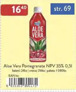 Astur&Qanto Aloe Vera Pomegranate NPV 35% nabídka