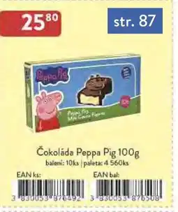 Astur&Qanto Čokoláda Peppa Pig nabídka
