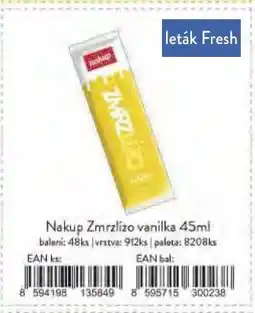 Astur&Qanto Nakup Zmrzlizo vanilka nabídka