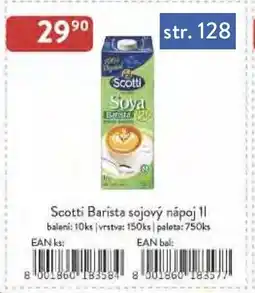 Scotti Barista sojový nápoj