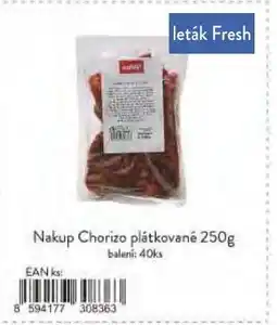 Astur&Qanto Nakup Chorizo plátkované nabídka