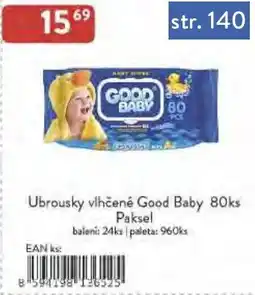 Astur&Qanto Ubrousky vlhčené Good Baby nabídka