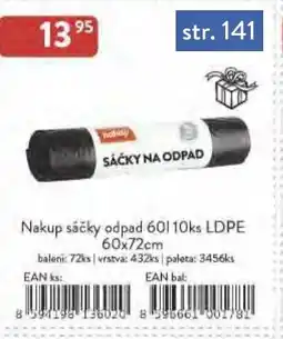 Astur&Qanto Nakup sáčky odpad LDPE nabídka
