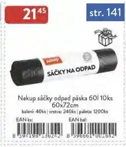 Astur&Qanto Nakup sáčky odpad páska nabídka