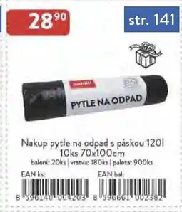 Astur&Qanto Nakup pytle na odpad s páskou nabídka