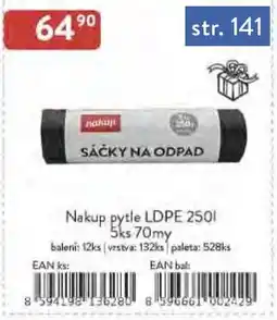 Astur&Qanto Nakup pytle LDPE nabídka