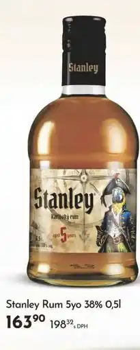 Astur&Qanto Stanley Rum 5yo 38% nabídka