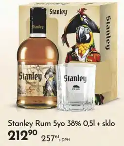 Astur&Qanto Stanley Rum 5yo 38% nabídka
