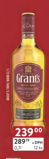 GRANT'S Triple wood