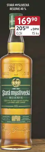 Astur&Qanto Stará Myslivecká reserve 40 % nabídka