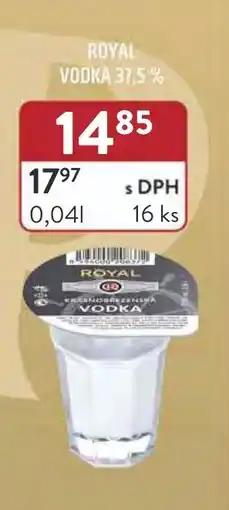 Astur&Qanto ROYAL Vodka 37,5% nabídka
