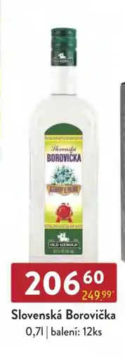 Astur&Qanto Slovenská Borovička nabídka
