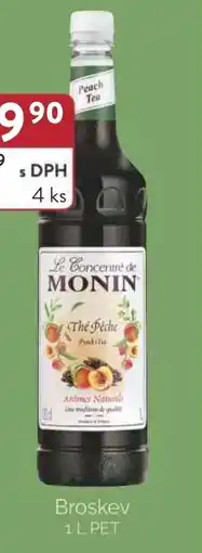 Le Concentré de Monin Broskev