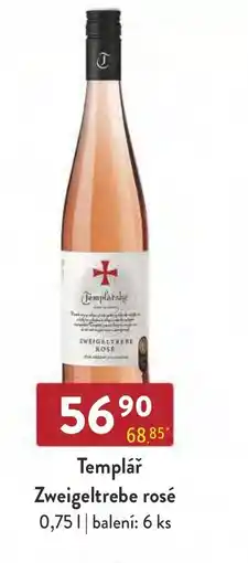 Astur&Qanto Templář Zweigeltrebe rosé nabídka
