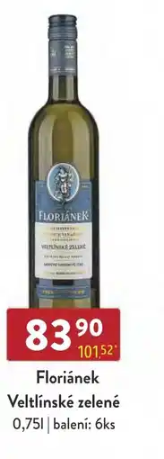 Astur&Qanto Floriánek Veltlínské zelené nabídka