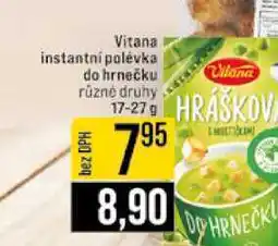 Jip Vitana instantní polévka do hrnečku různé druhy nabídka