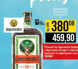 Jip Jägermeister Original 35% Orange 33% 1l nabídka
