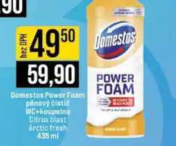 Jip Domestos Power Foam pěnový čistič WC+koupelna Citrus blast Arctic fresh 435 ml nabídka