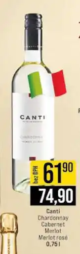 Jip Canti Chardonnay Cabernet Merlot Merlot rosé 0.75l nabídka