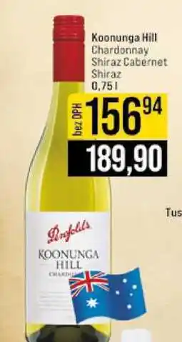Jip Koonunga Hill Chardonnay Shiraz Cabernet Shiraz 0,75l nabídka