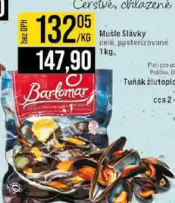 Jip Mušle Slávky celé, pasterizované 1kg nabídka