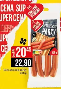 Jip Debrecínské párky 200 g nabídka