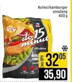 Jip Kuřecí hamburger do 15 minut smažený 420g nabídka