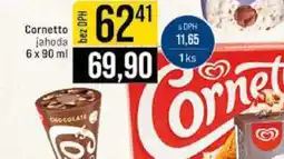 Jip Cornetto jahoda 6 x 90 ml nabídka