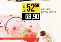 Jip Zmrzlina jahoda kousky 1l nabídka
