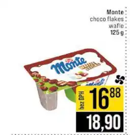 Jip Monte choco flakes wafle 125g nabídka