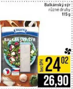 Jip Balkánský sýr různé druhy 115 g nabídka