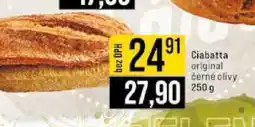 Jip Ciabatta original černé olivy 250 g nabídka