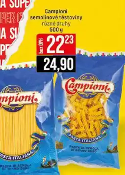 Jip Campioni semolinové těstoviny různé druhy 500 g nabídka