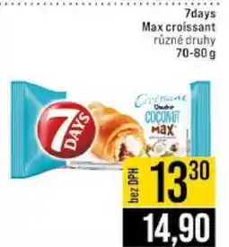 Jip 7days Max croissant různé druhy 70-80 g nabídka