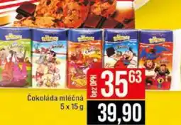 Jip Čokoláda mléčná 5x15 g nabídka