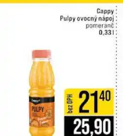 Jip Cappy Pulpy ovocný nápoj pomeranč 0,33l nabídka