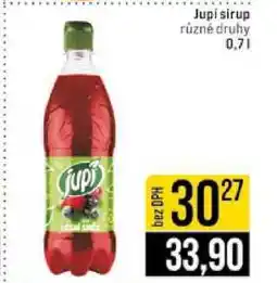 Jip Jupi sirup různé druhy 0,7l nabídka