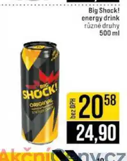 Jip Big Shock! energy drink různé druhy 500 ml nabídka