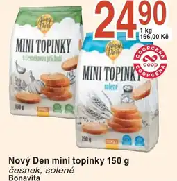 Coop hb Nový Den mini topinky nabídka