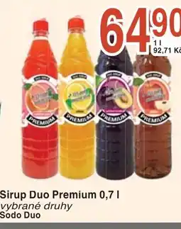 Coop hb Sirup Duo Premium nabídka