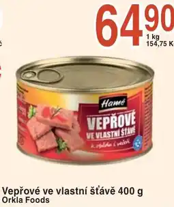 Coop hb Vepřové ve vlastní šťávě nabídka