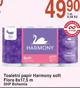 Toaletní papír Harmony soft Flora