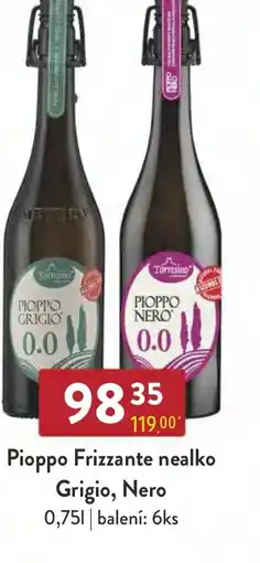 Pioppo Frizzante nealko Grigio, Nero